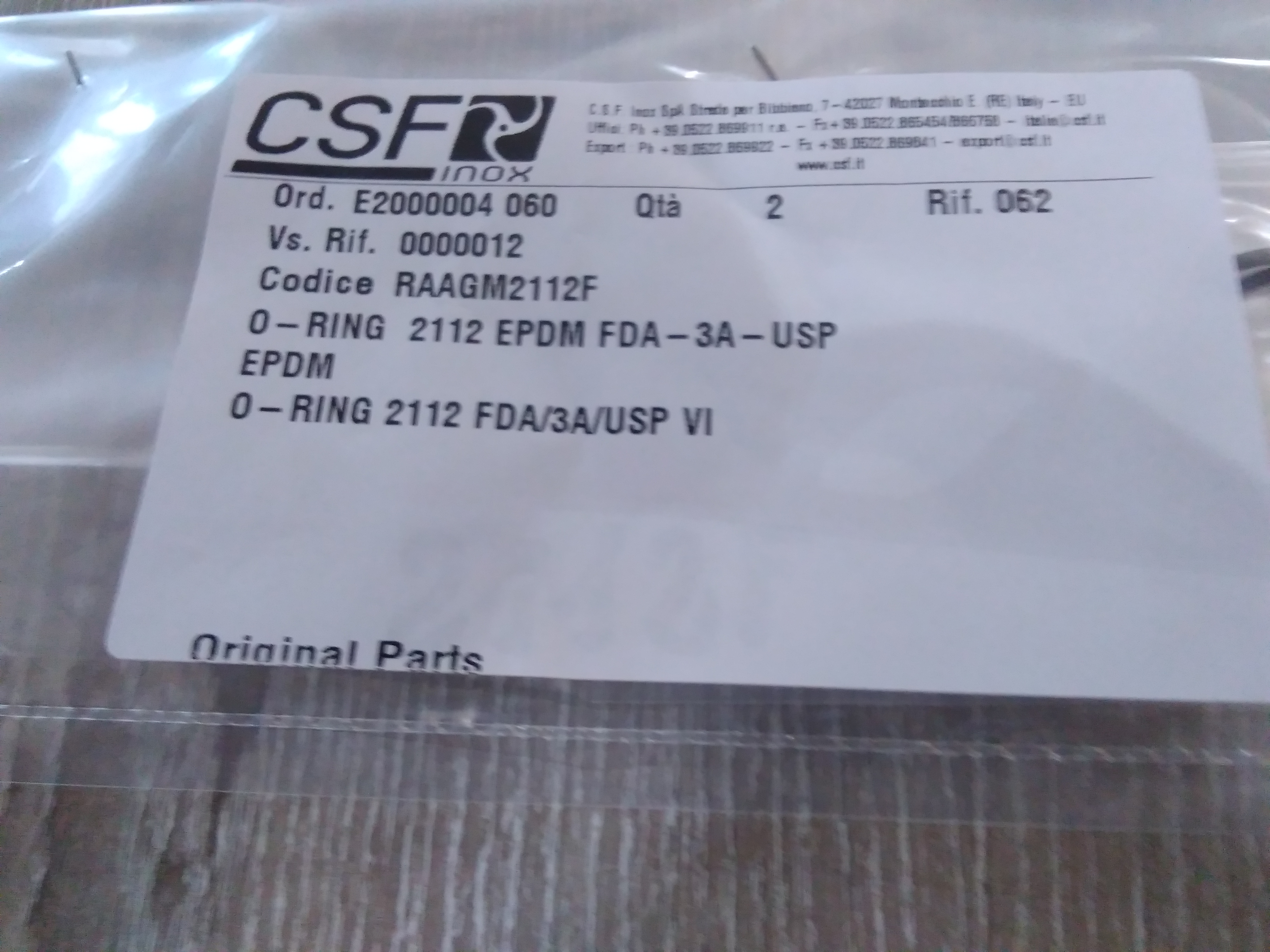 RAAGM2112F , (for  CS -40-145-2-4 / BM PW64)