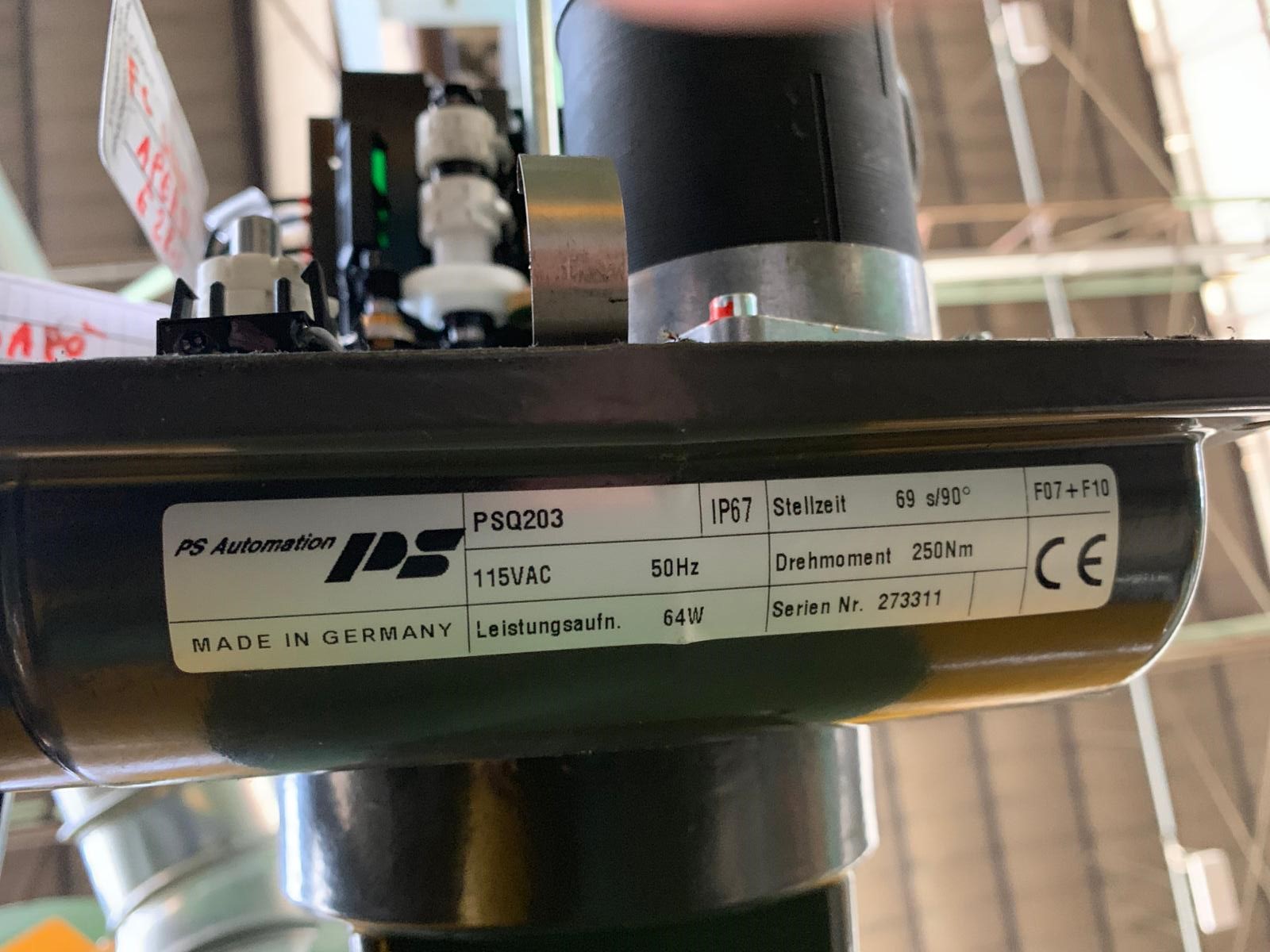 PSQ203/115VAC/50-60Hz/64W/250Nm/69/F07+F10 (1202-501)