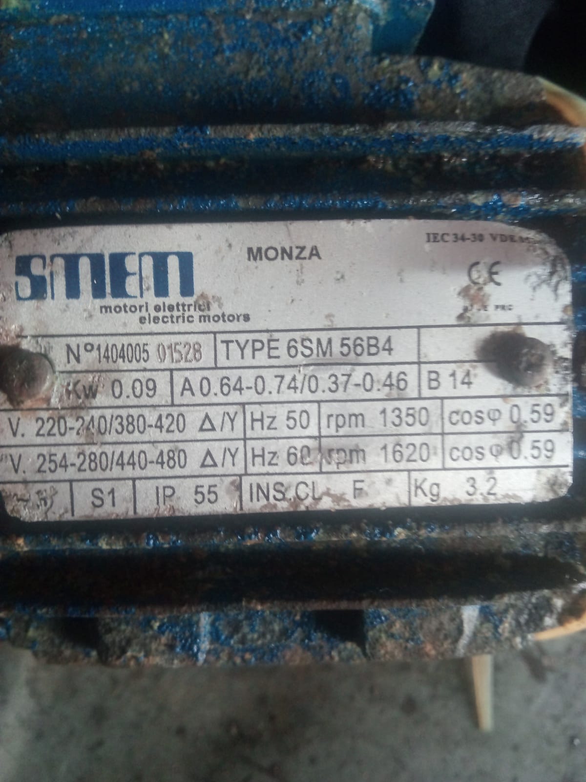 Type: 6SM 56B4 old version, new version TA56B 4