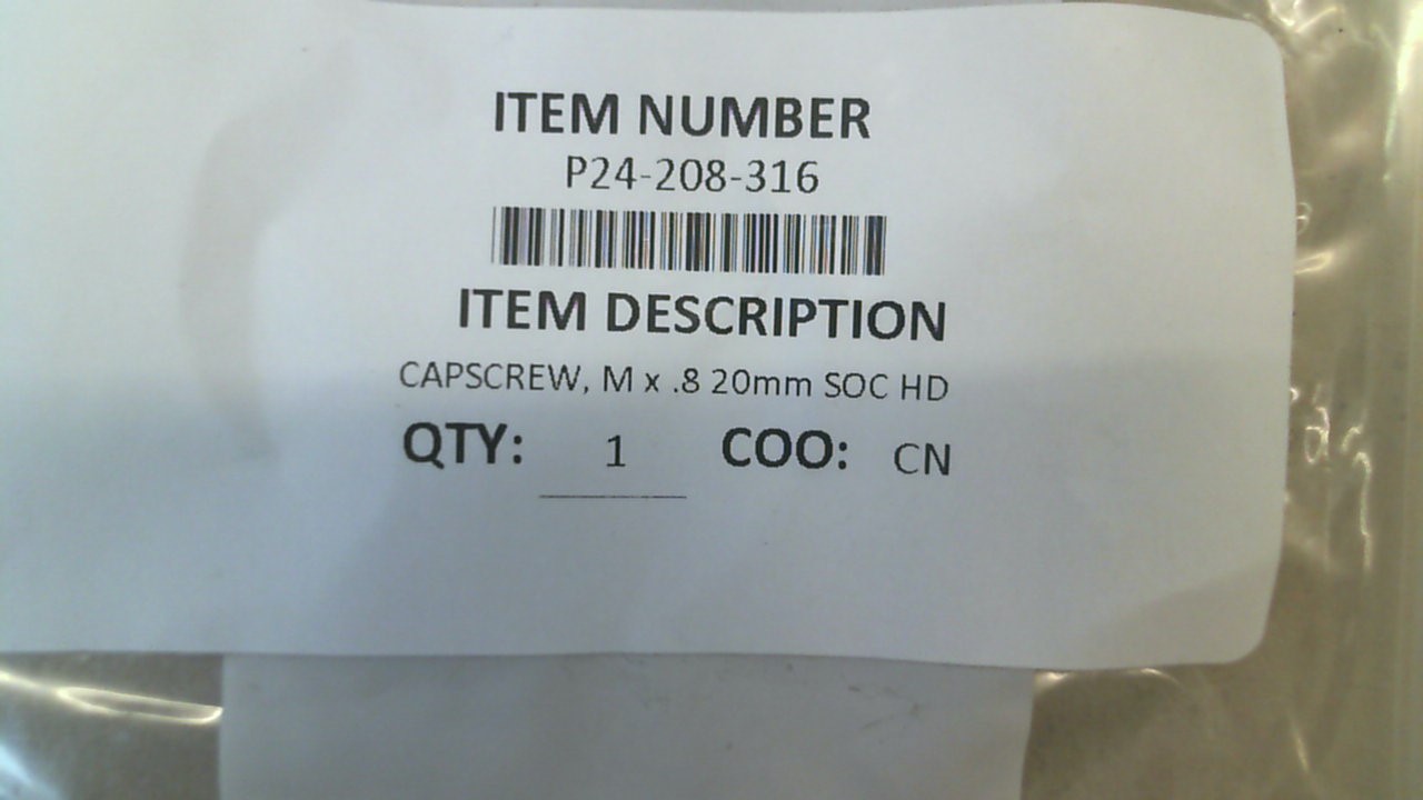 P/N Z00.9999, Type: P24-208-316