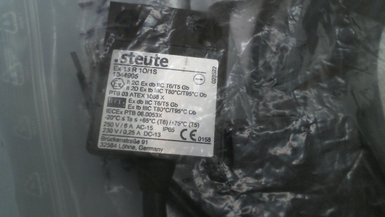 P/N: 1044995 Type: Ex 13 R 1Ö/1S - 2m