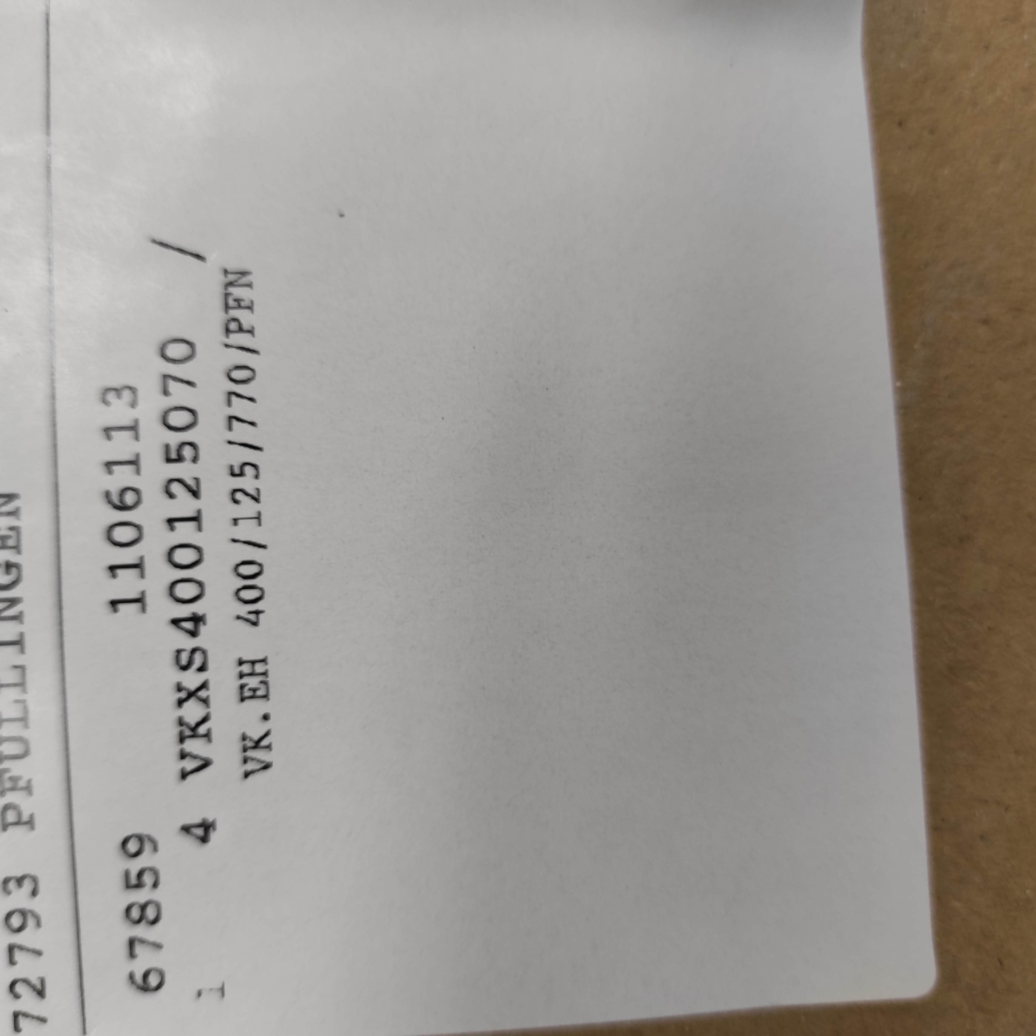 VK.EH 400/125/770/PFN