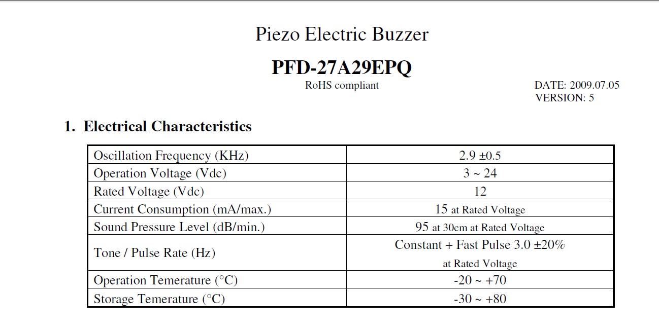 PFD-27A29EPQ (RoHS) 