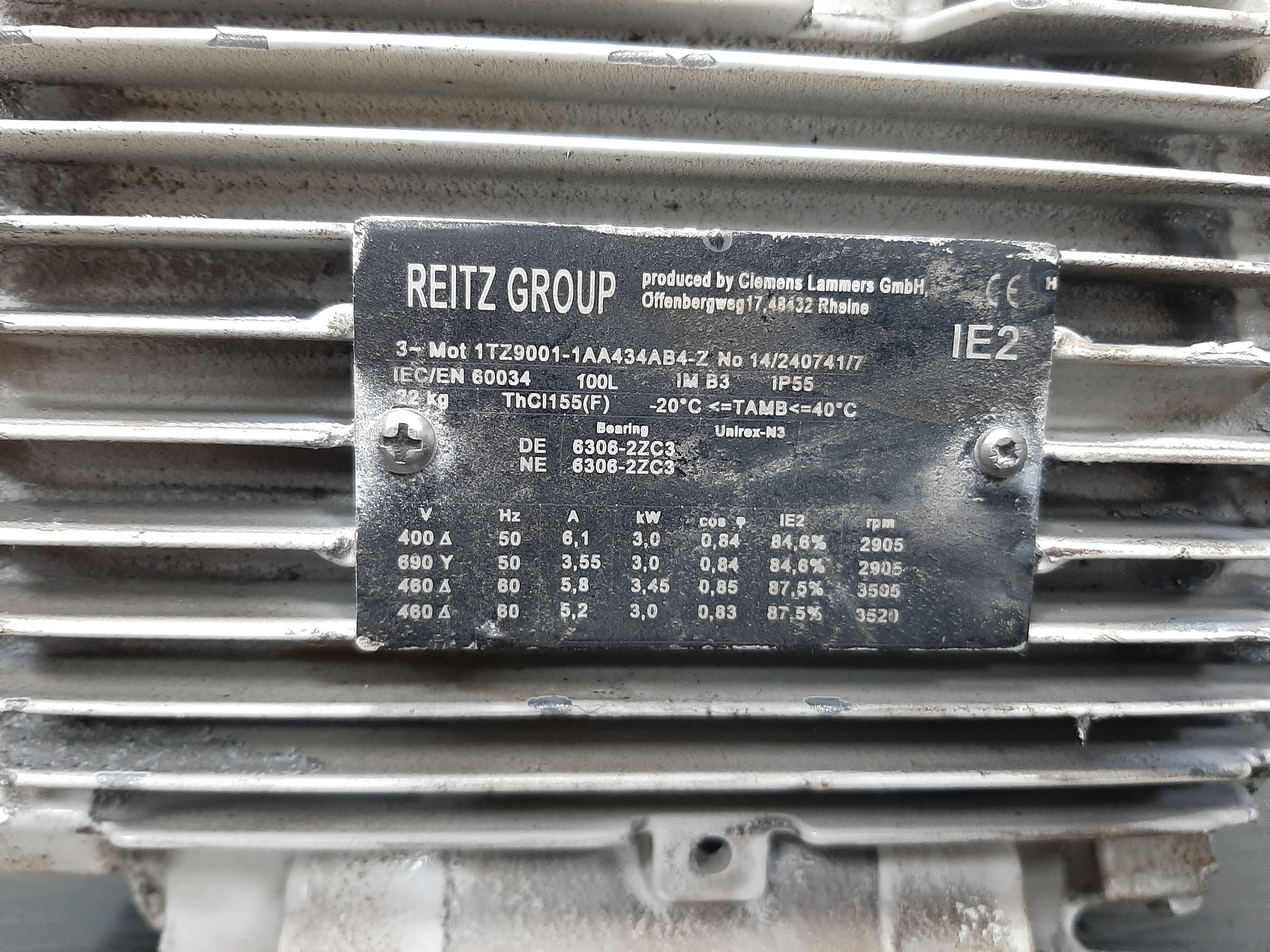 1TZ9001-1AA434AB4-Z S/N:14/240741/7