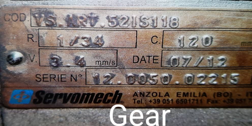VS.ART.52IS118 S/N: 12.0050.02215 (OEM)