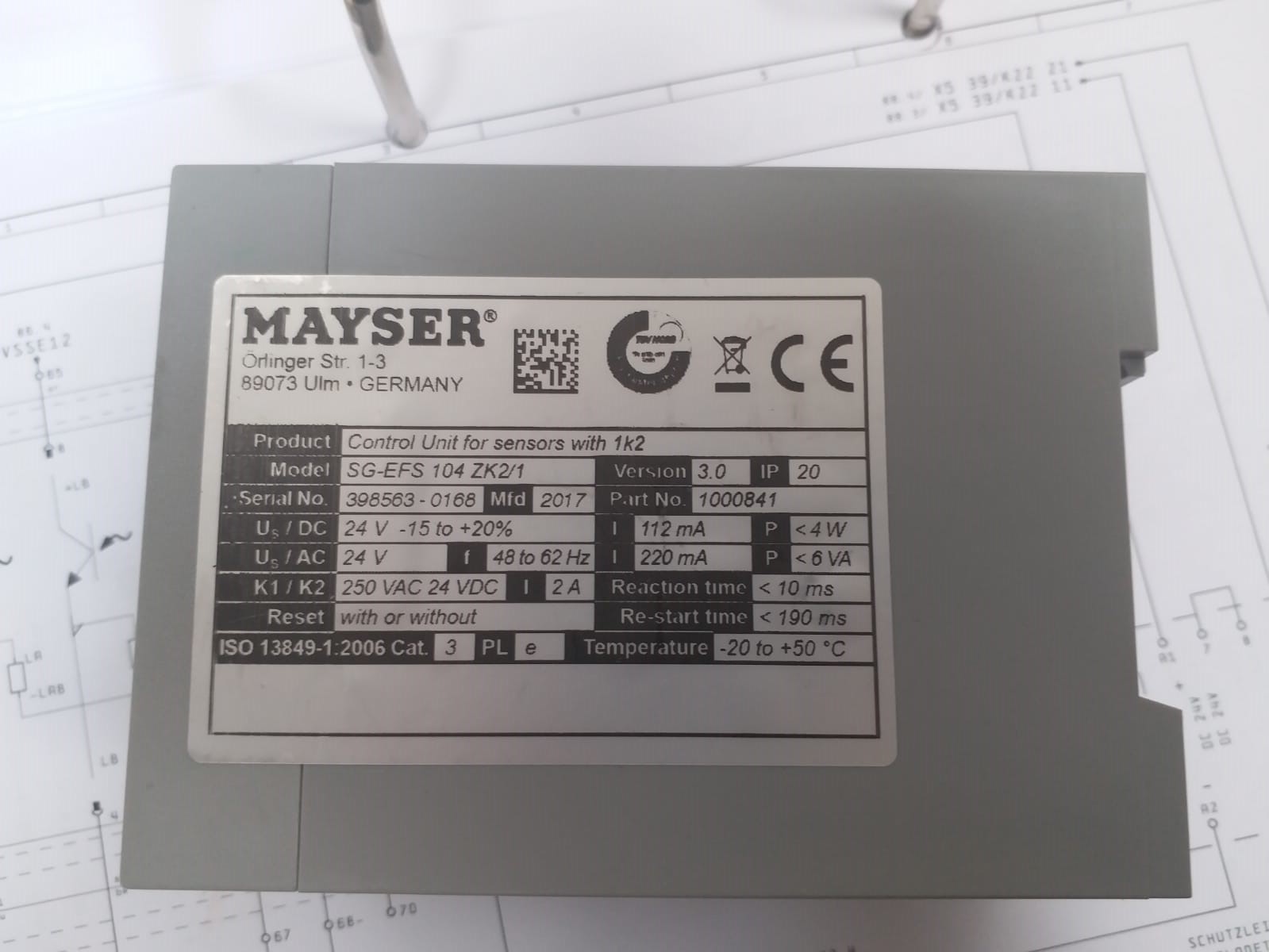 SG-EFS 104 ZK2/1 24V AC/DC/Pb-Free