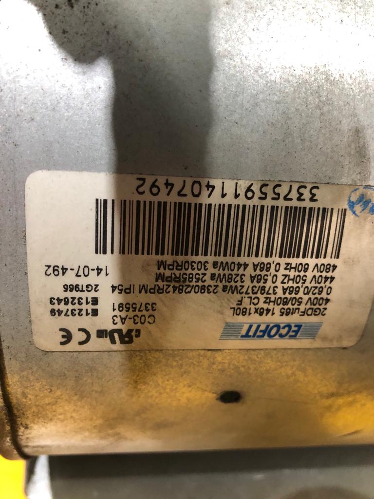2GDFUT65 146X180L K16-A1-3 440/480v