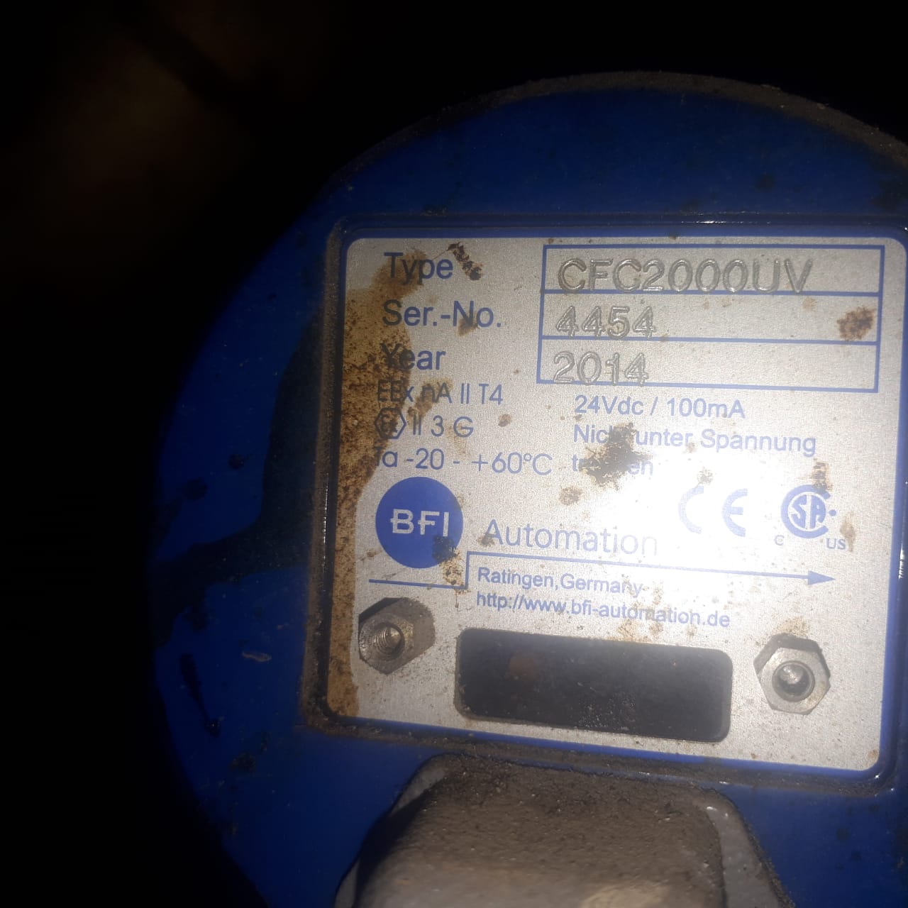 6013-2031-00 ( Type: CFC2000UV )