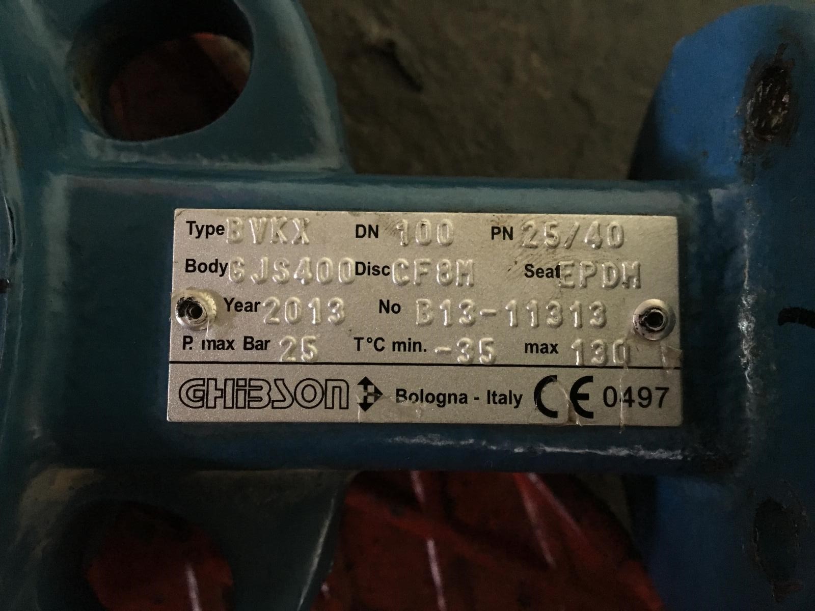 BVKX DN100 PN25