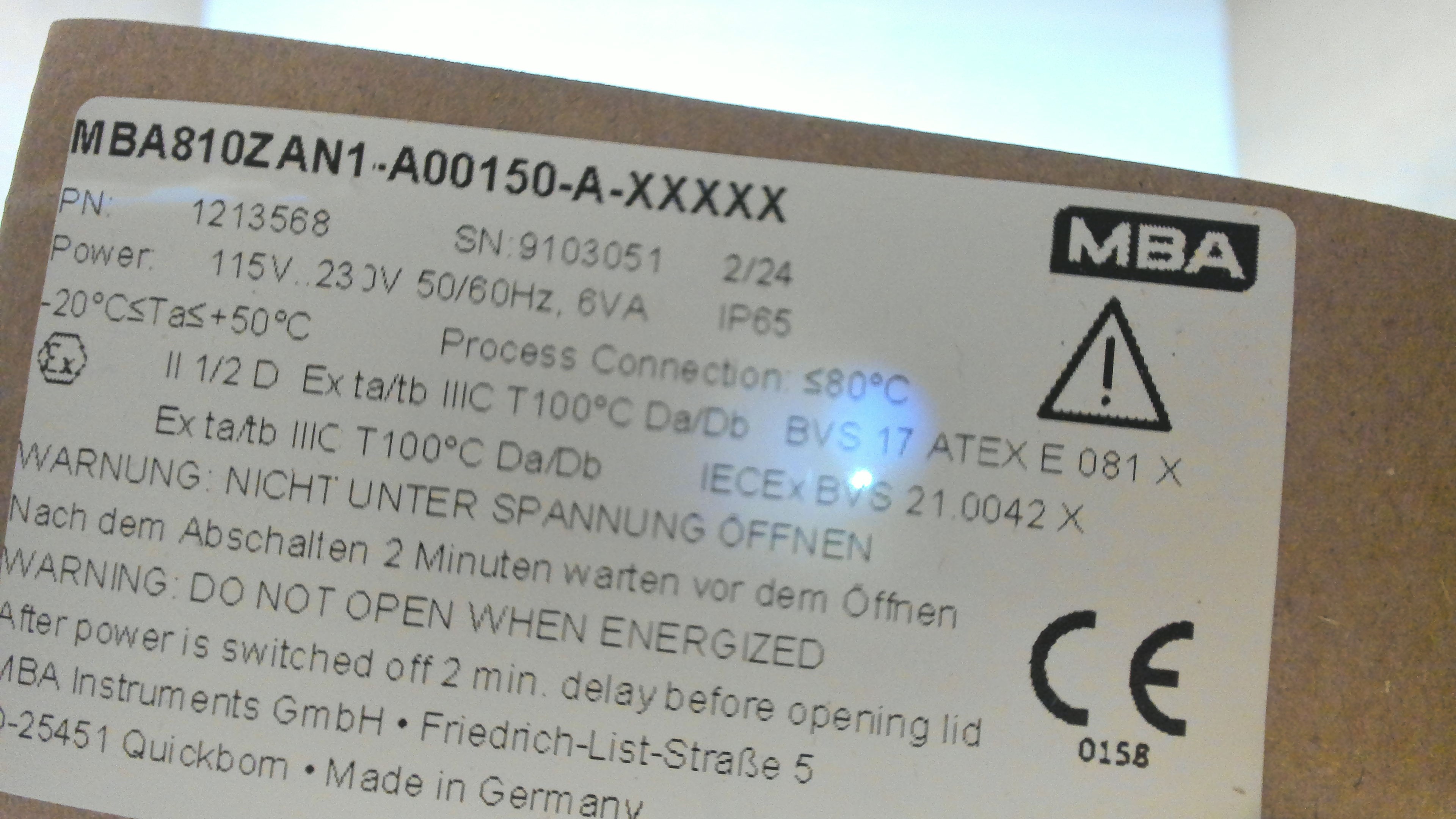 MBA810ZAN1-A00150-A-XXXXX (1213568)