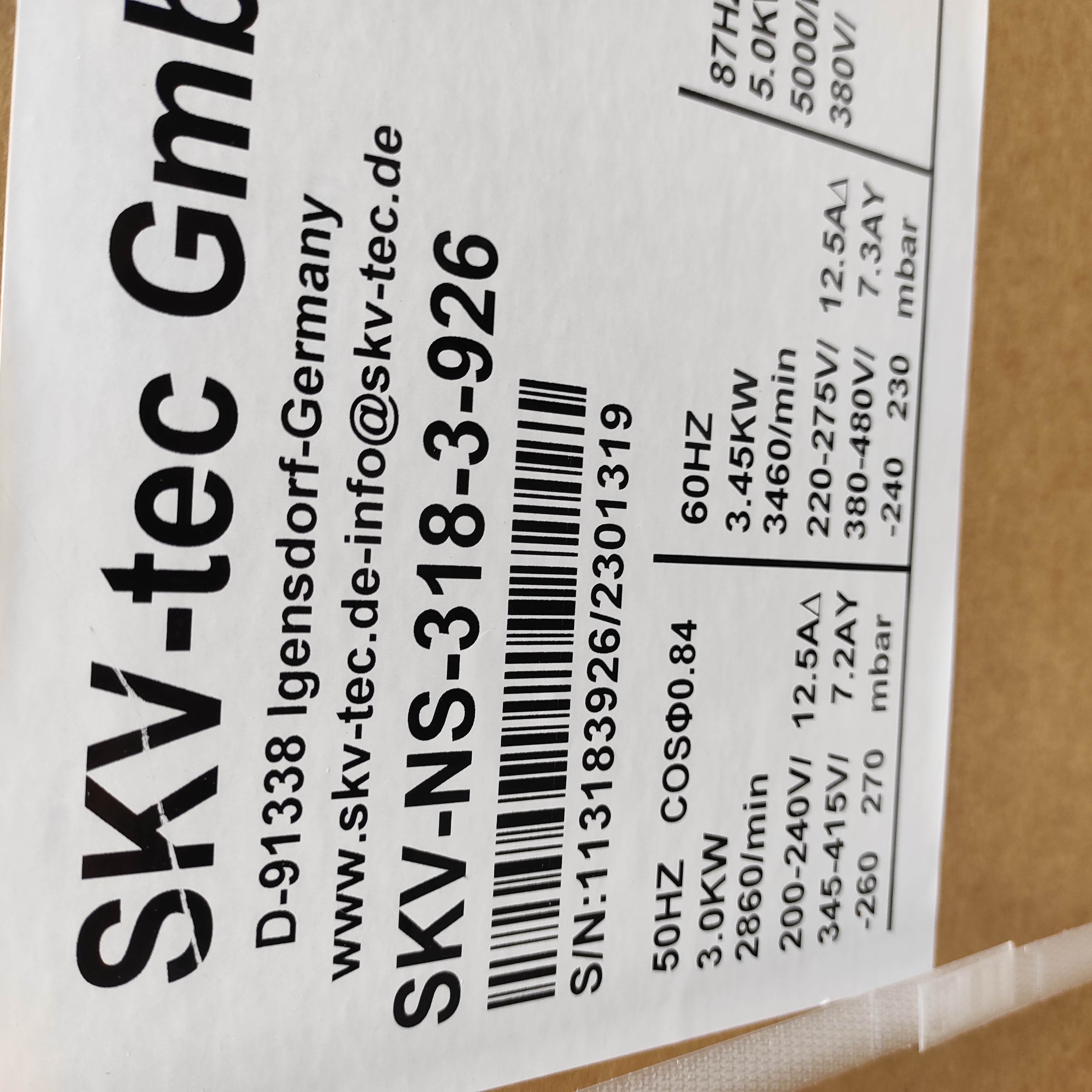 SKV-NS-318-3-926