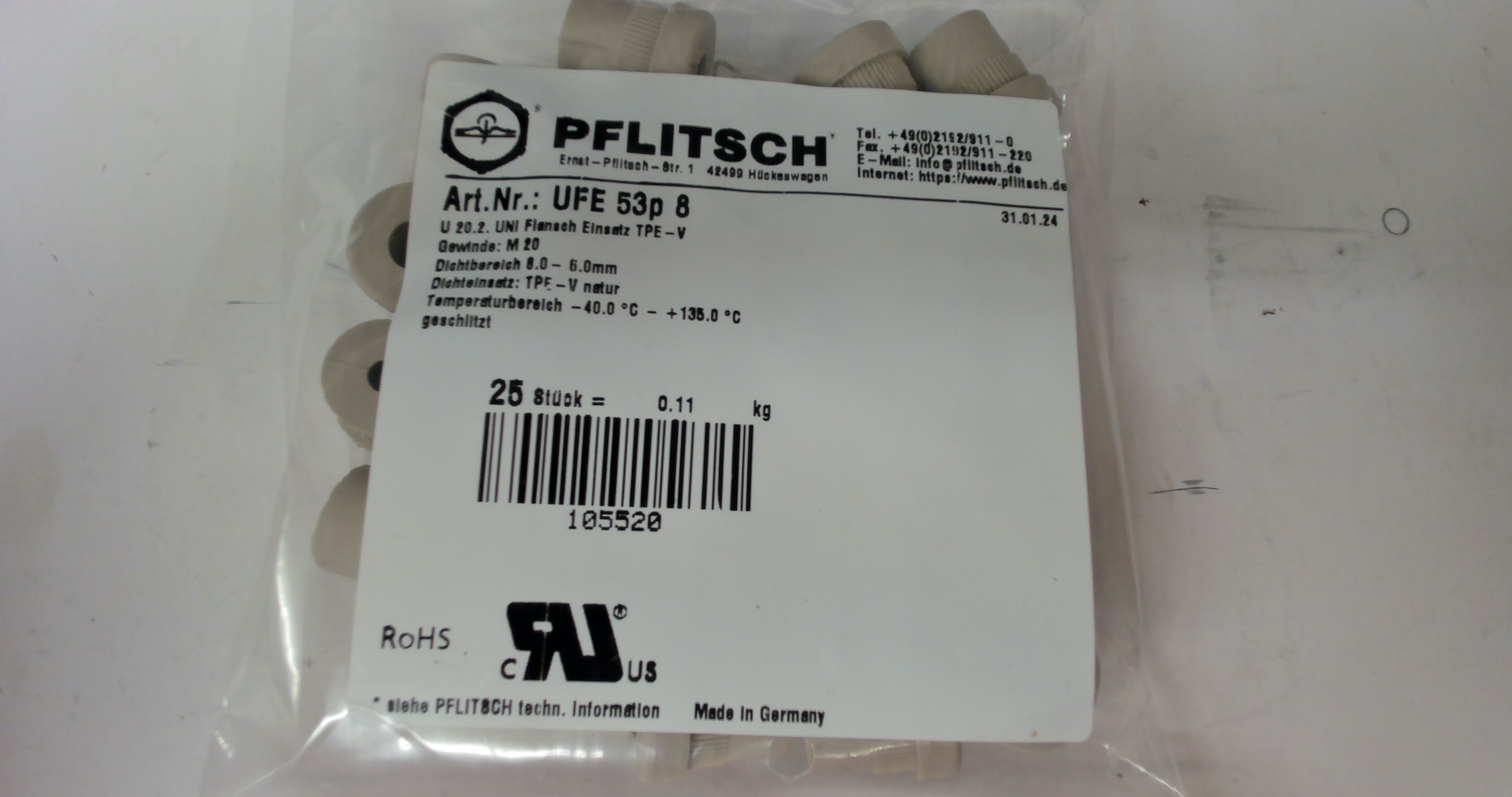UFE 53p 8 (pack x25)