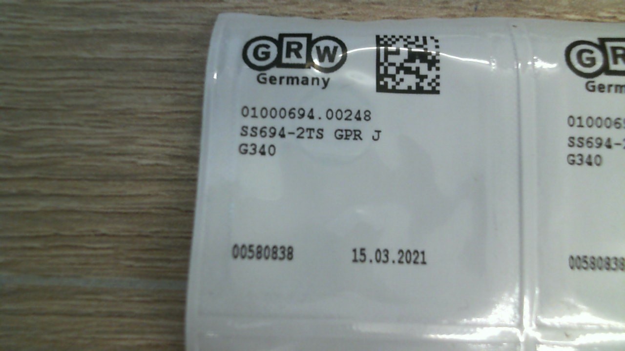 SS694-2TS GPR J G340