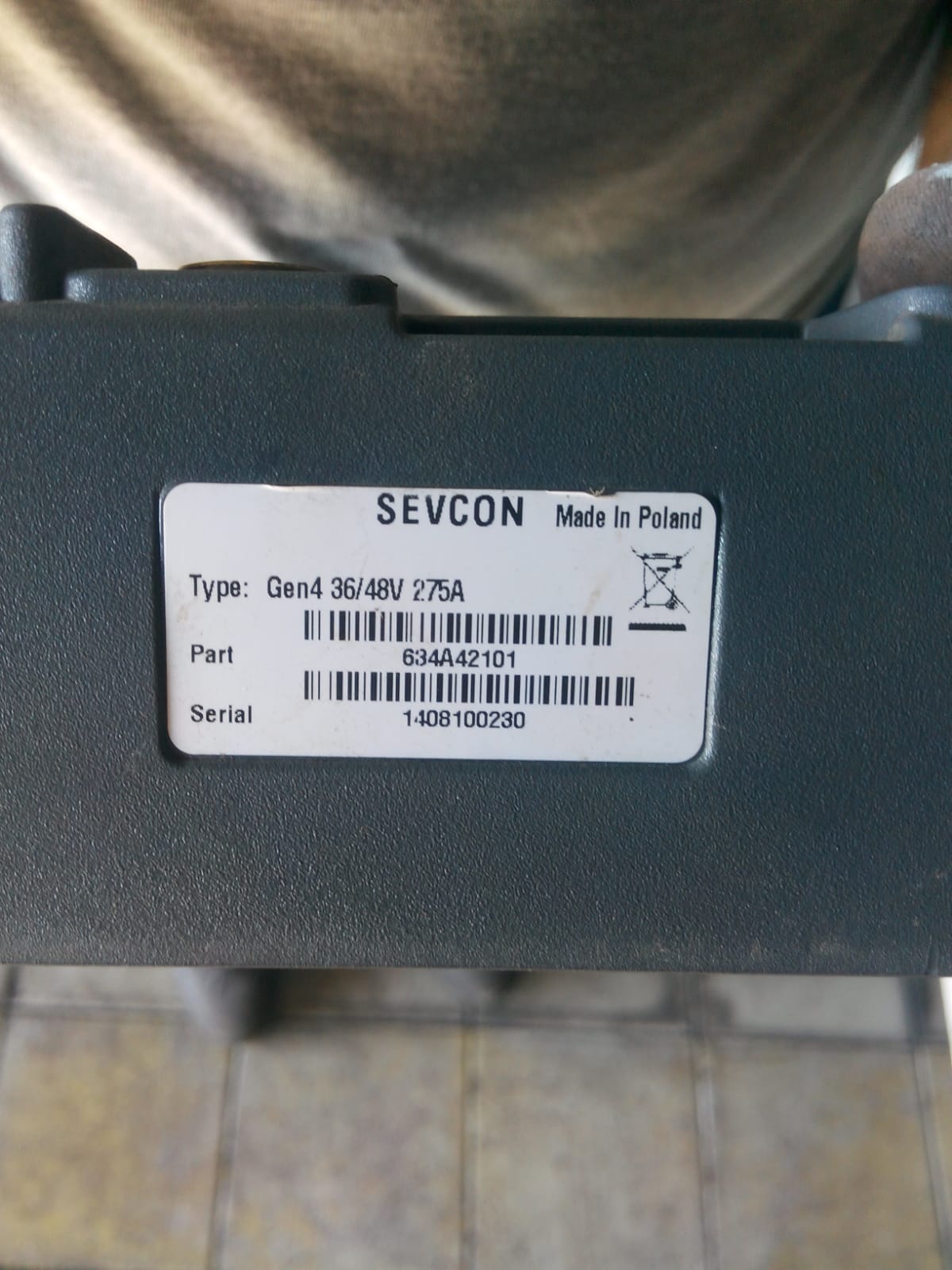 Type: Gen 4 36/48V 275A P/N: 634A42101