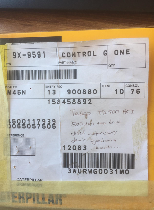 9X-9591 old code, new code 5125720