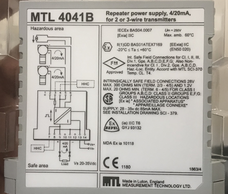 P/N: MTL.4041B