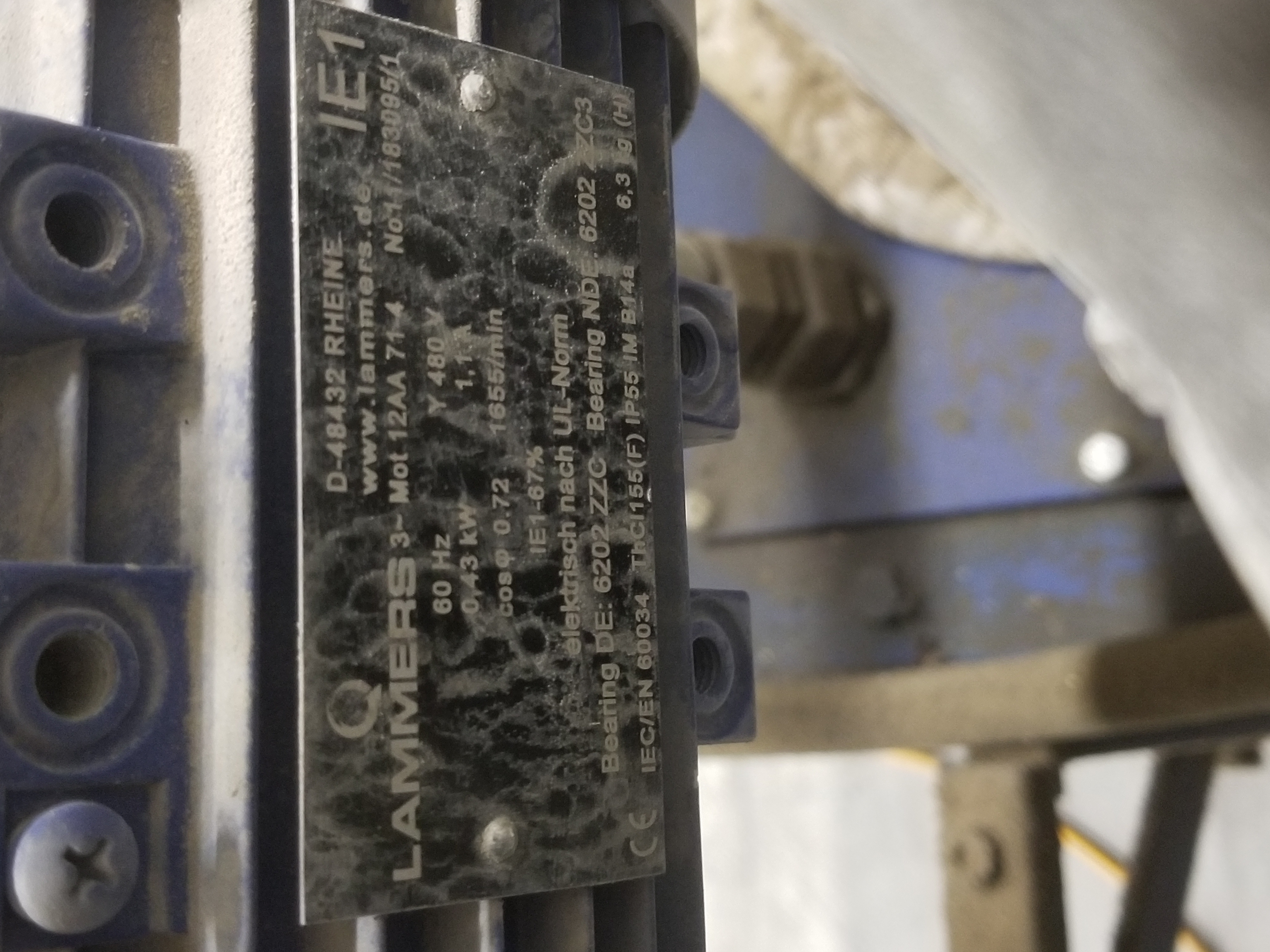 12AA71-4 0,43kw 1655n