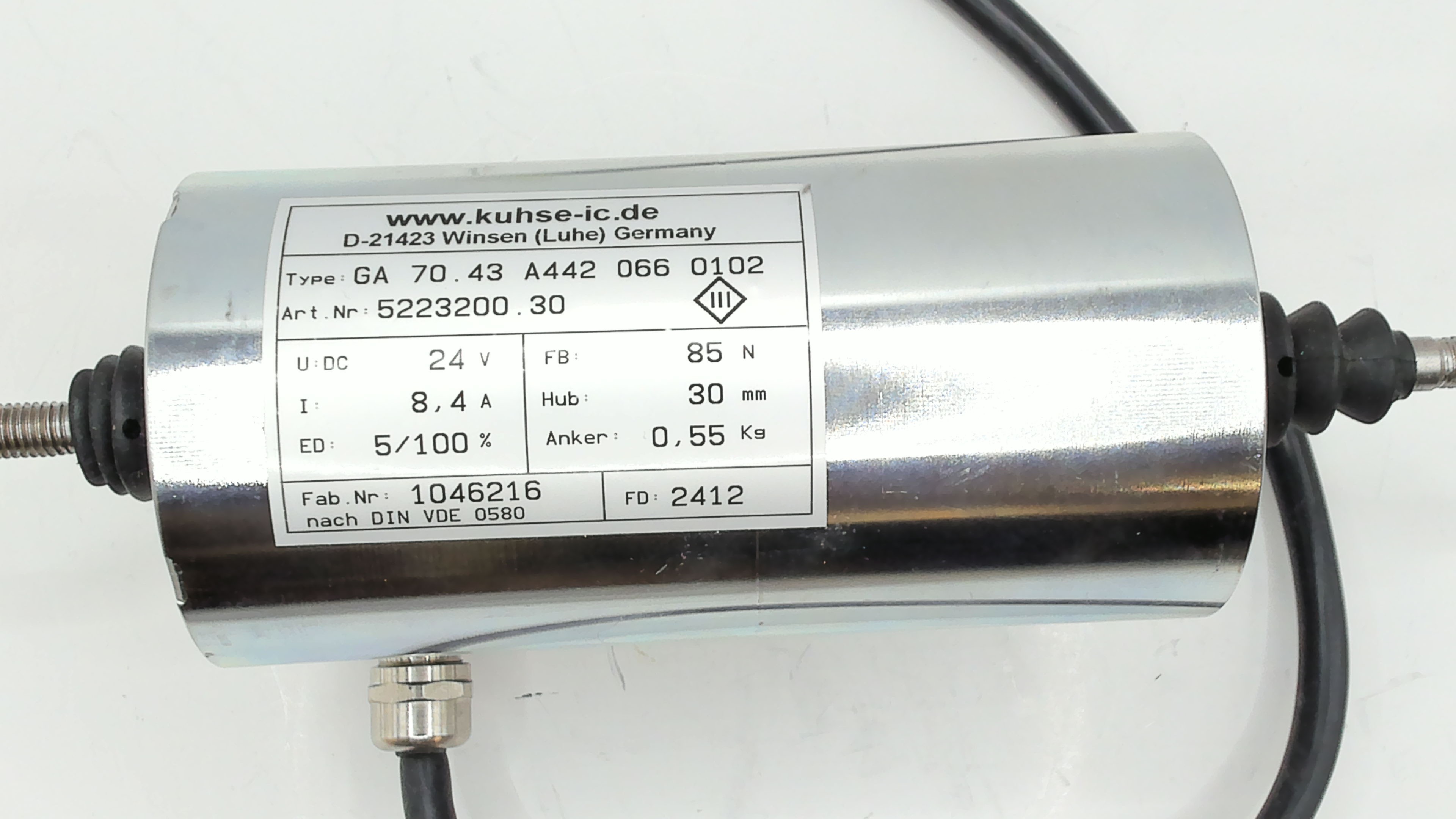 p/n: 5223200.30 type: GA 70.43