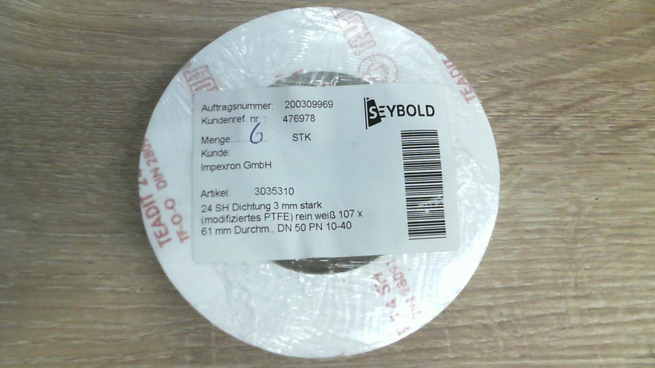 24SH thickness 3 mm   DN50 PN10