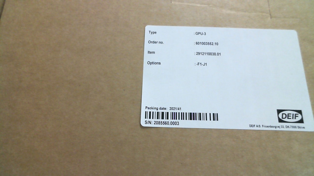 GPU-3 (2912110030.01)