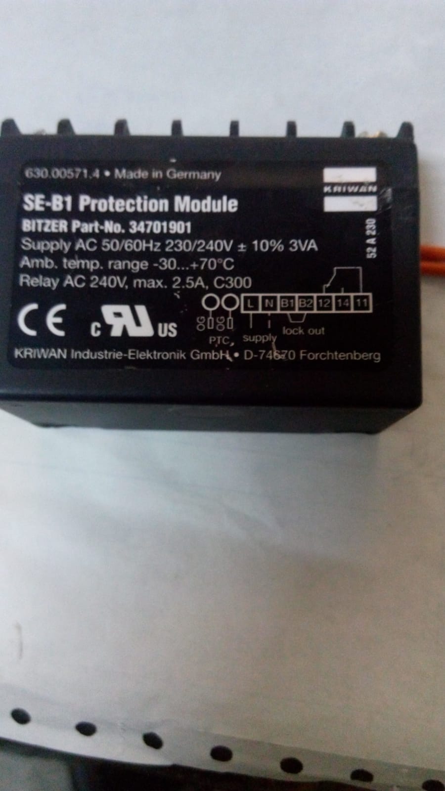 SE-B1 P/N: 34701901