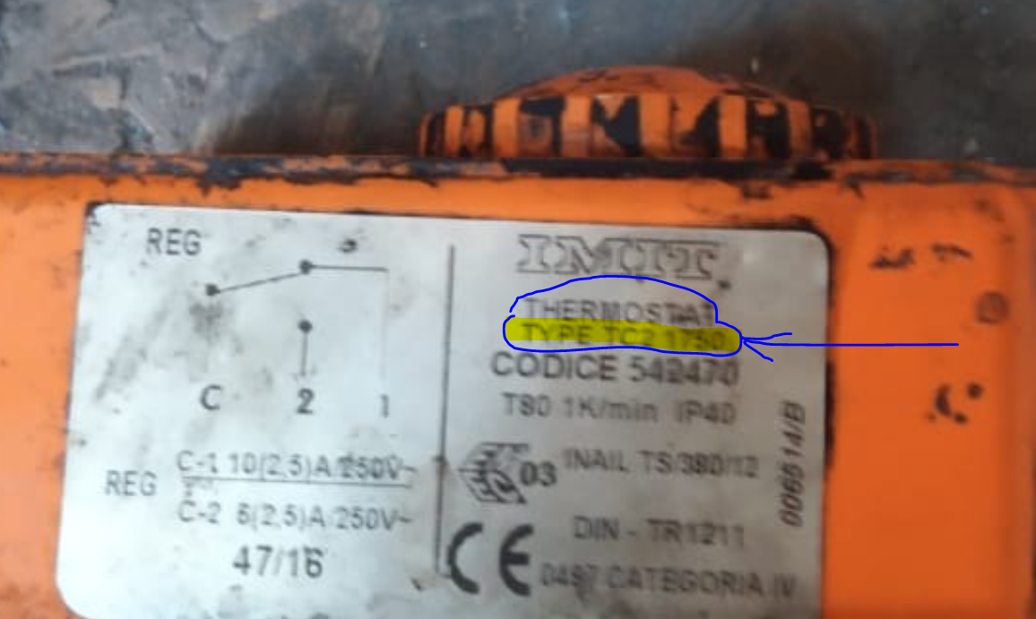 Type: TC2 1750 542470 alternative 67407X AFRISO