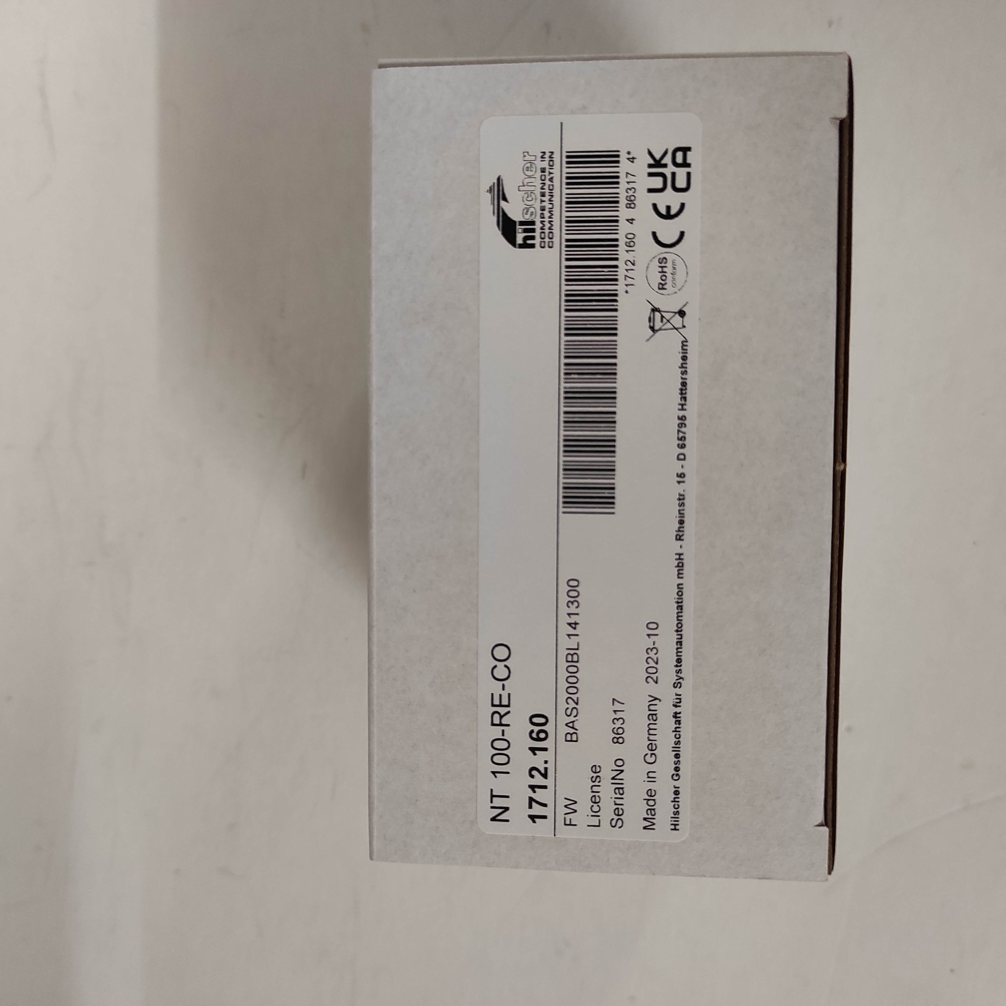 P/N: 1712.160 Type: NT 100-RE-CO/+ML(8211.000)