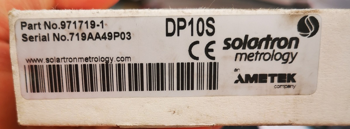 Type: DP10S, P/N: 971719-1