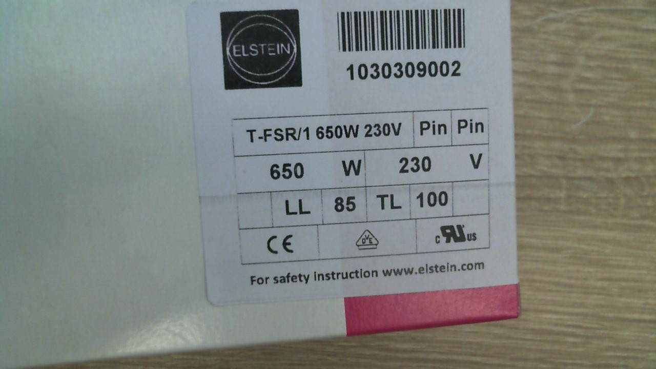 T-FSR/1 650 W 230 V