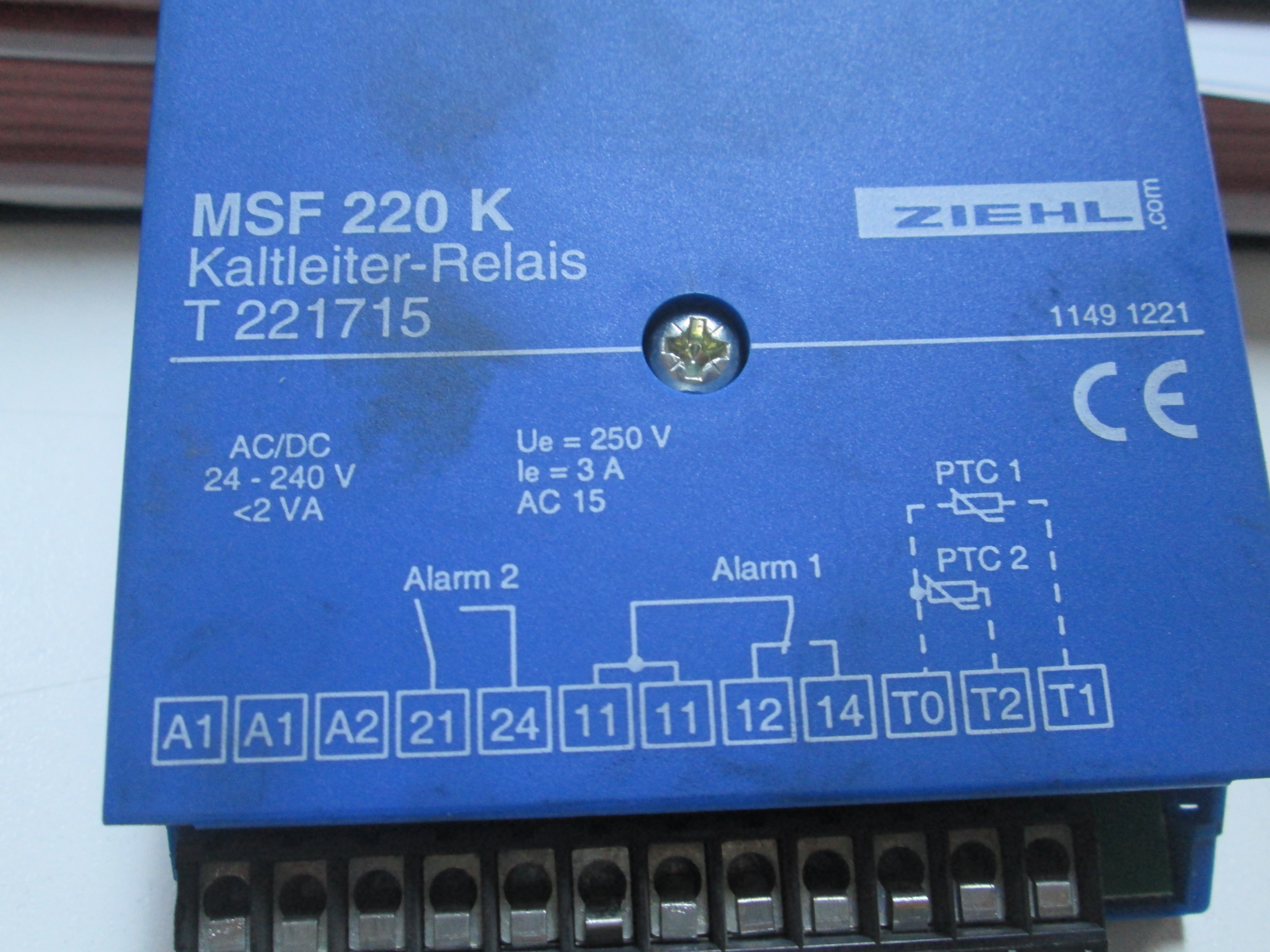 P/N: T221715 Type: MSF220K