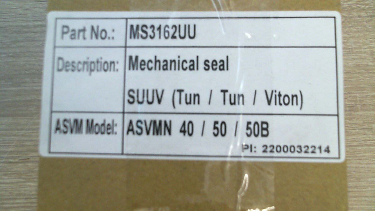Mechanical seal for ASVMN507-55.5
