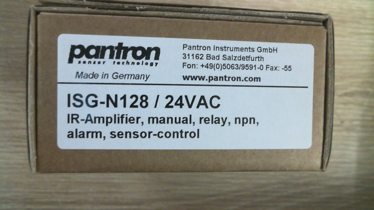p/n: 9ISG184, Type: ISG-N128/24VAC