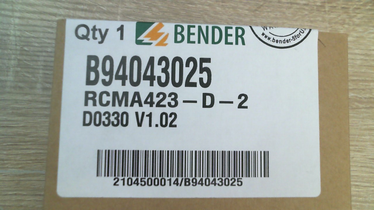 P/N: B94043025, Type: RCMA423-D-2