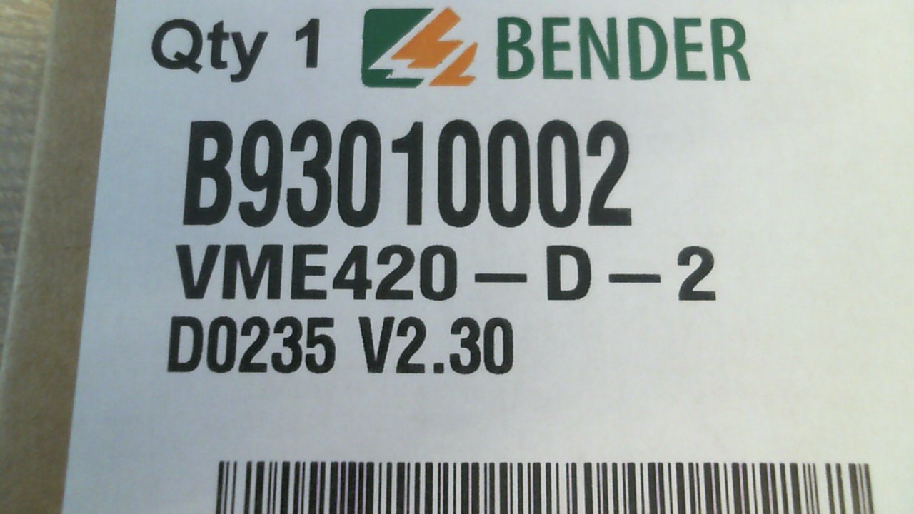 B93010002 / VME420-D-2