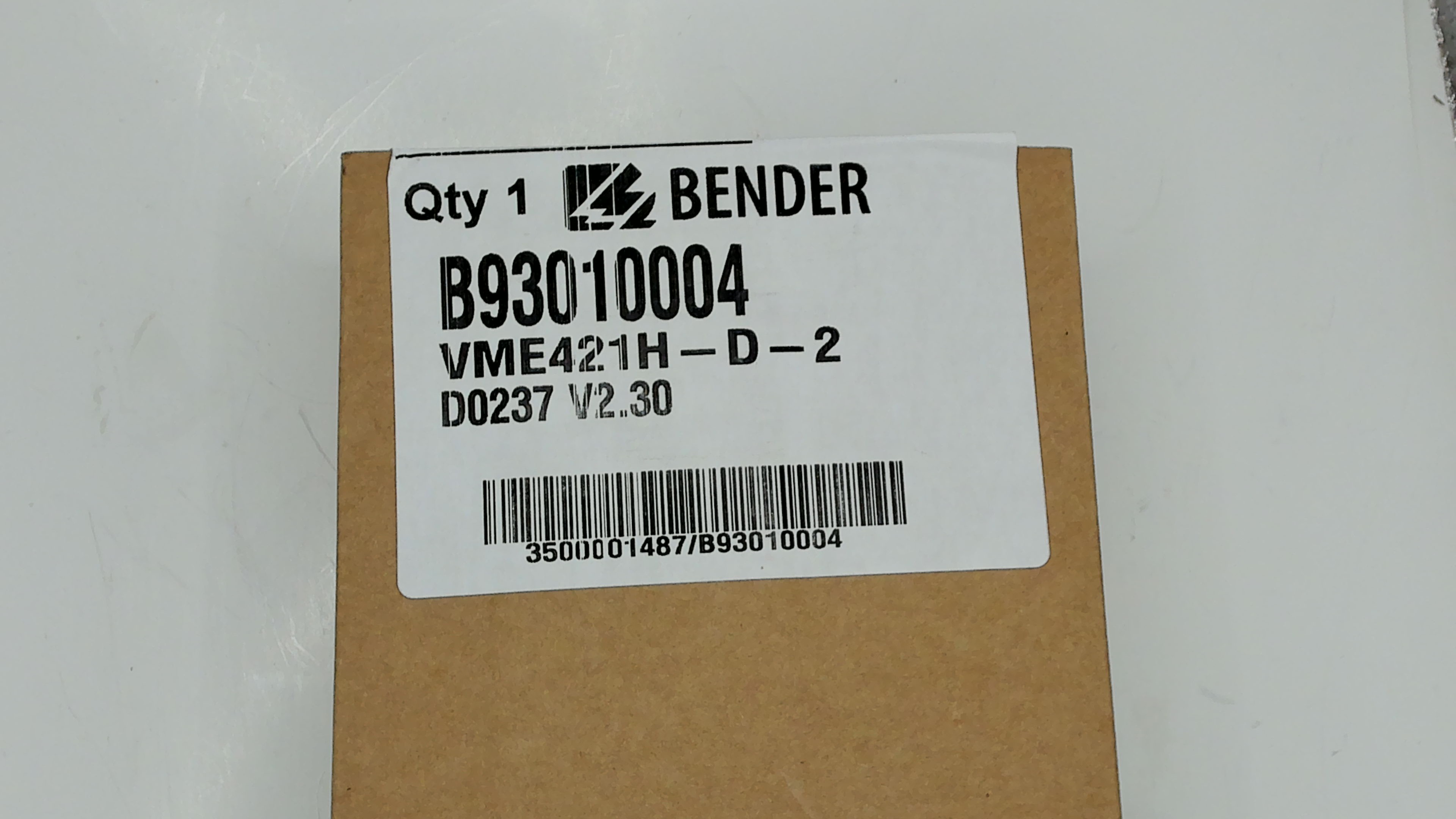 PN: B93010004 / Type: VME421H-D-2
