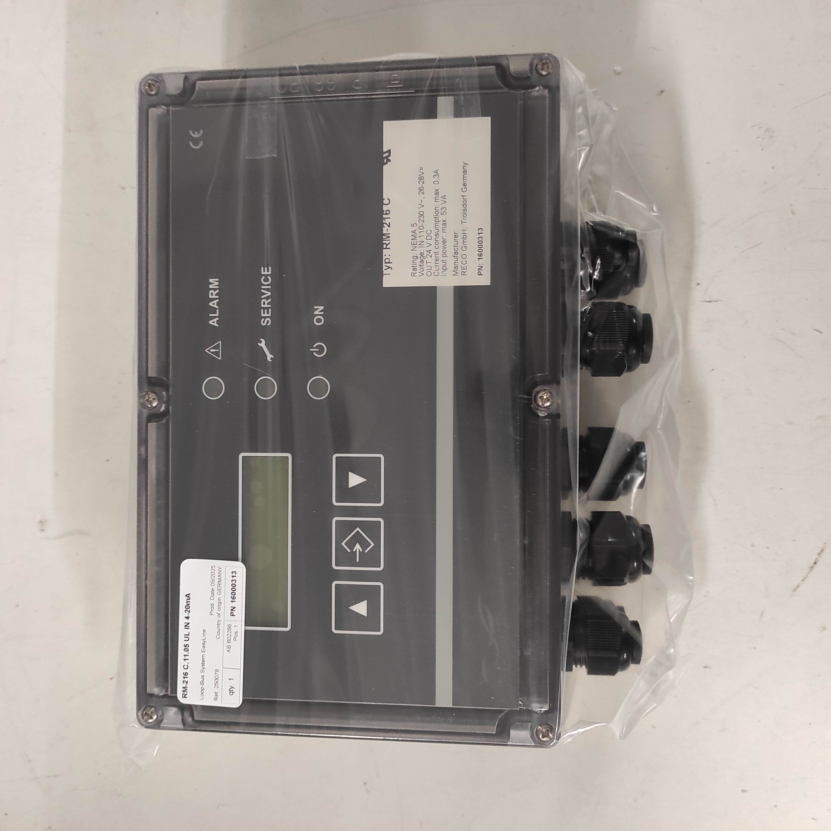 RM-216 C.11.05 UL IN 4-20mA