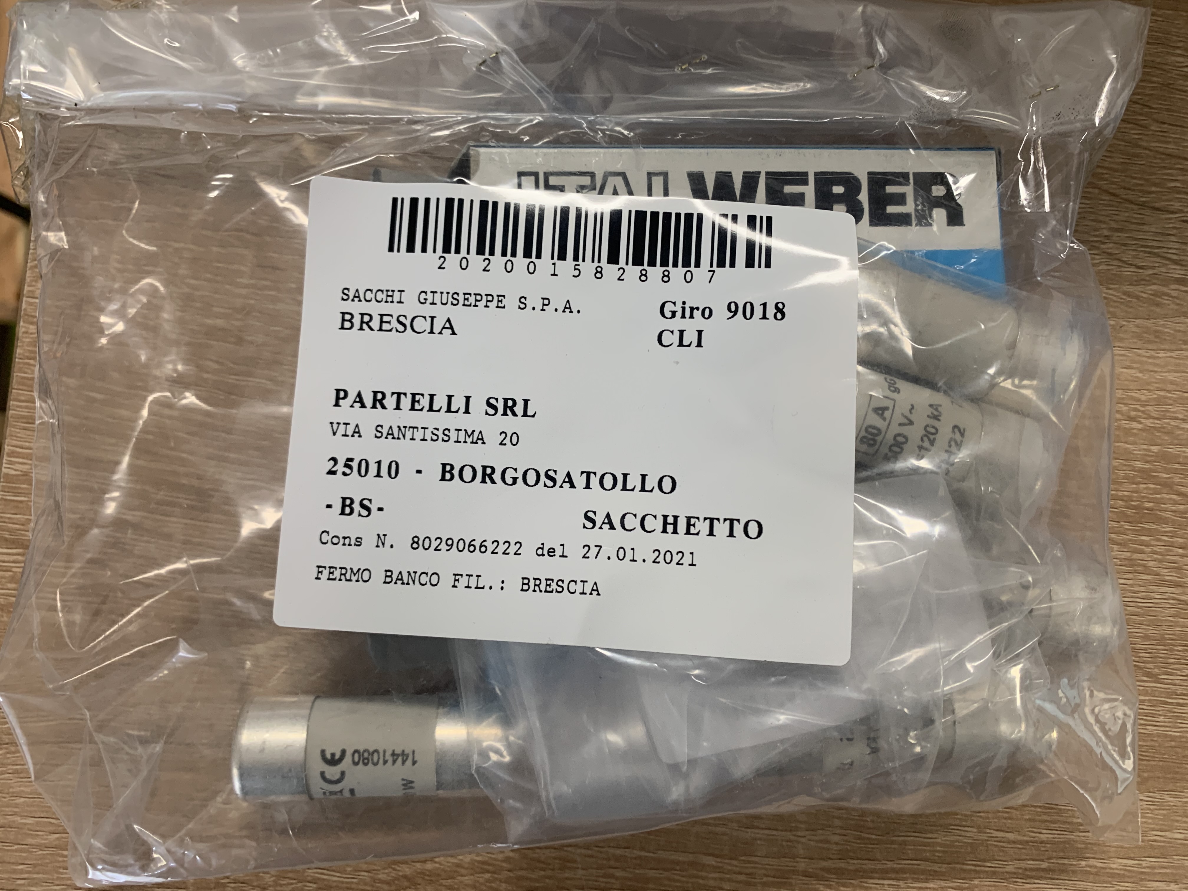 P/N: 1441080, Type: Fus CH22 gG 80A 500V