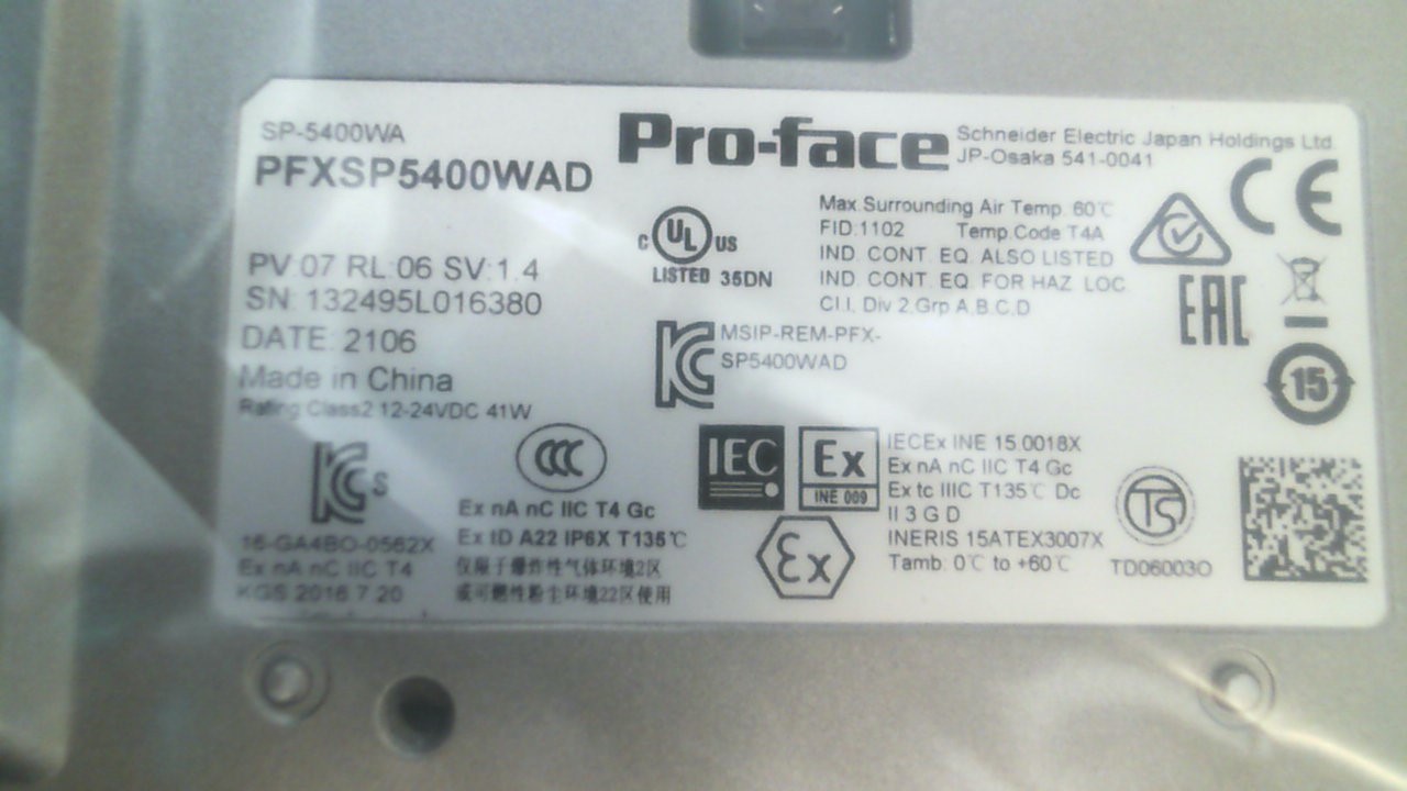 PFXSP5400WAD