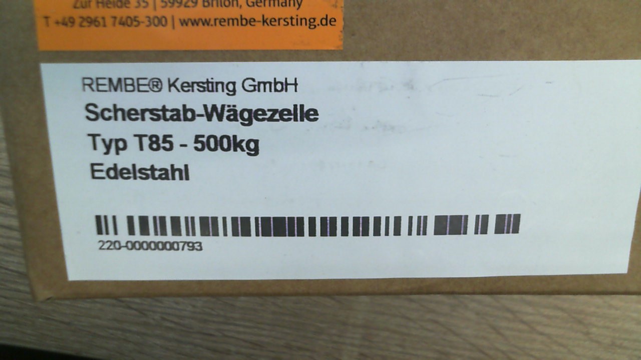 Typ T85 - 500kg
