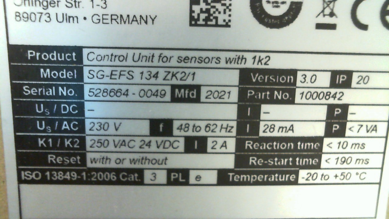 SG-EFS 134 ZK2/1(1000842)