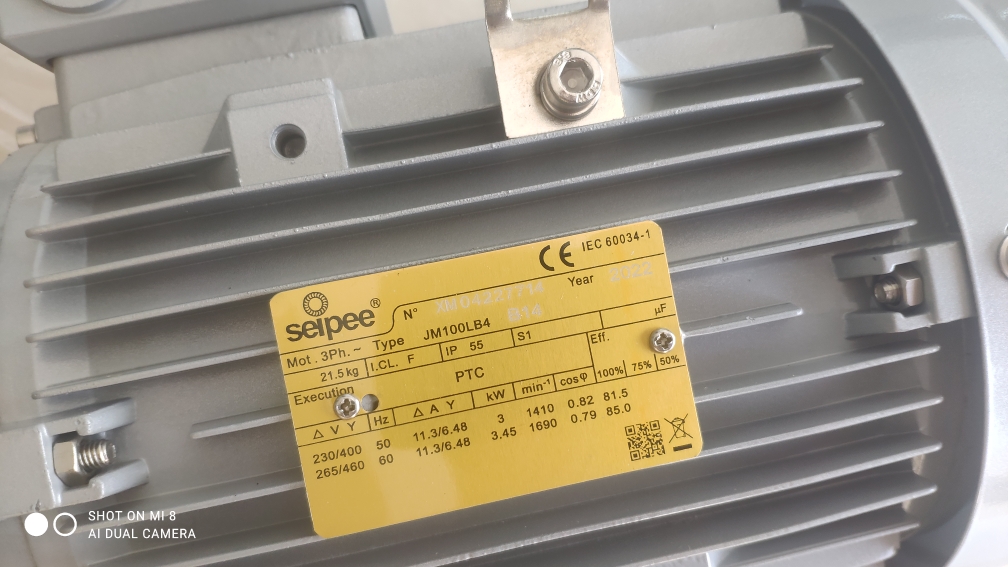 JM100LB 3KW 4P HP4 B14
