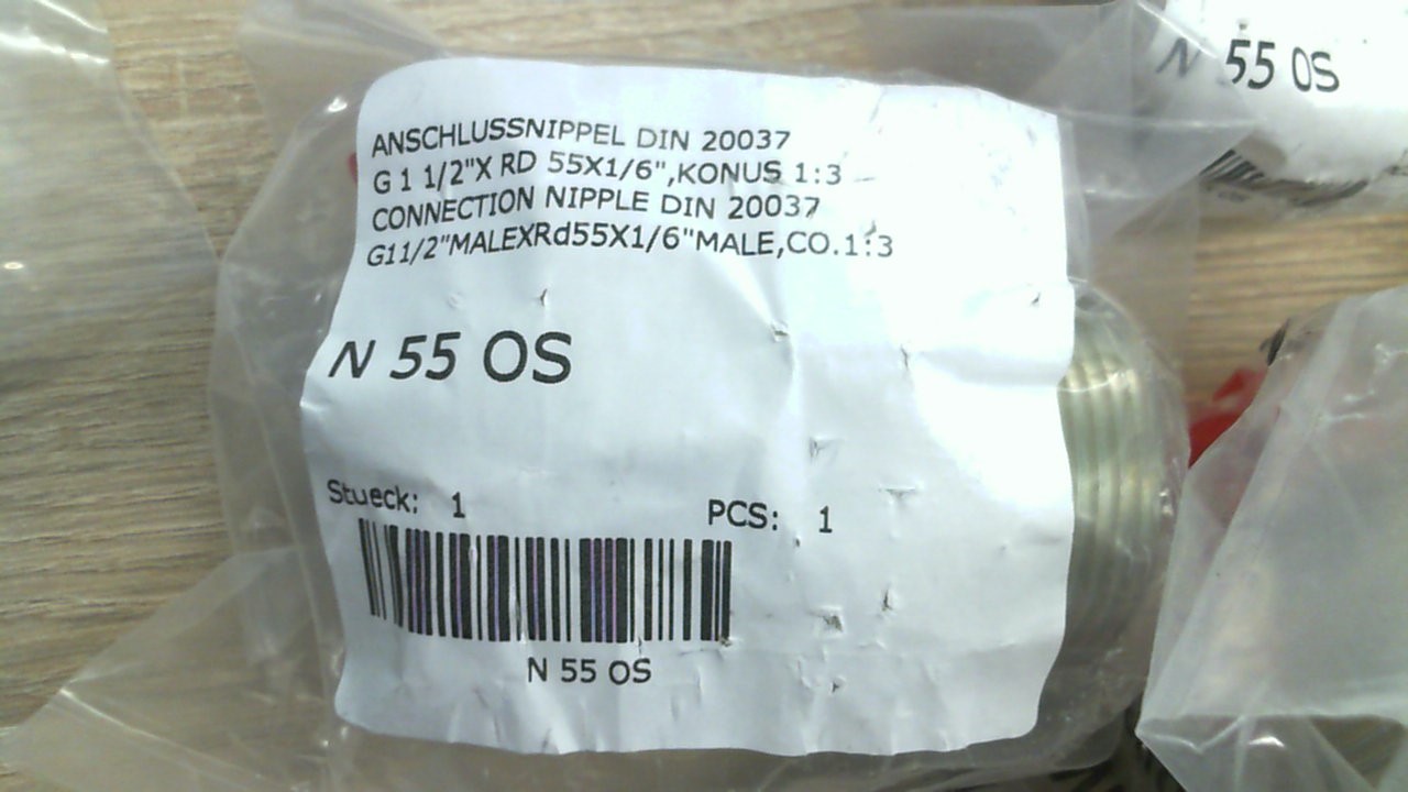 G 1 1/2" a - Rd 55x1/6" a
