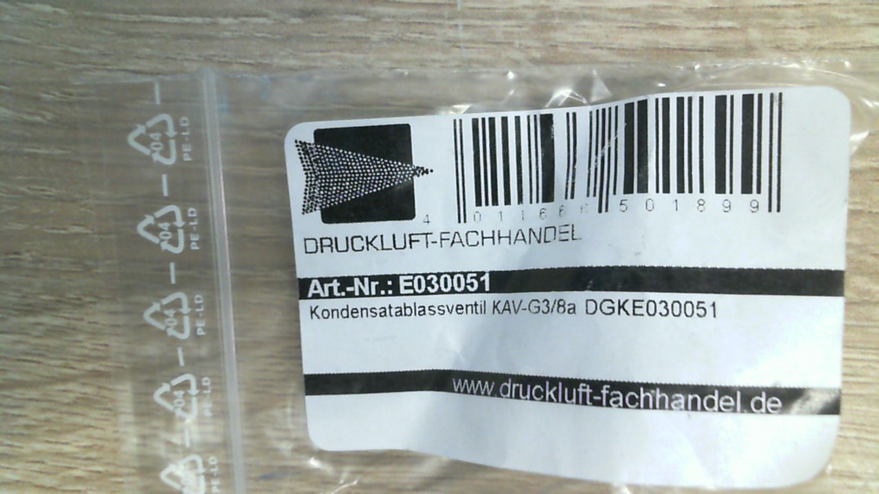 p/n: DGKE030051; Type: KAV-G3/8a