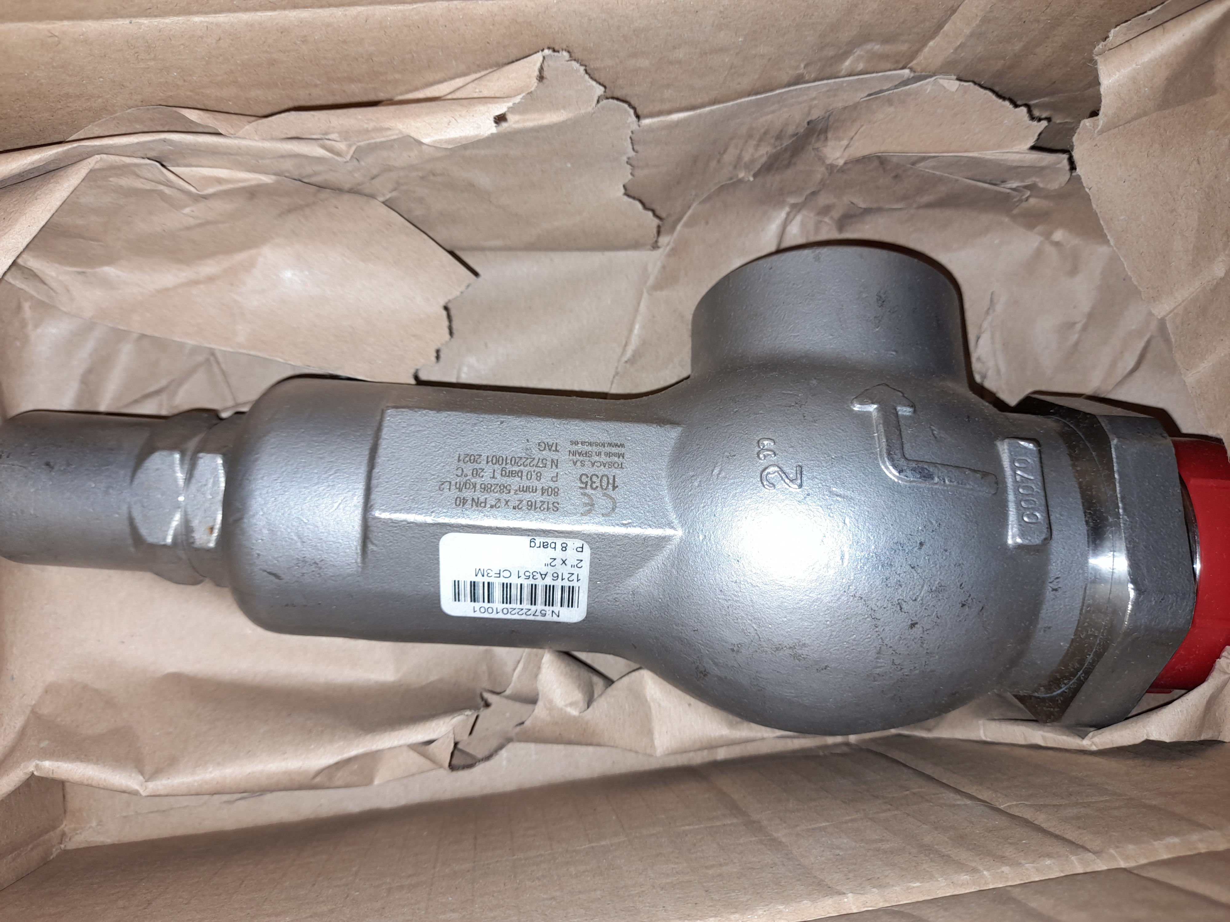 Serie 1216 2" x 2" PN-40