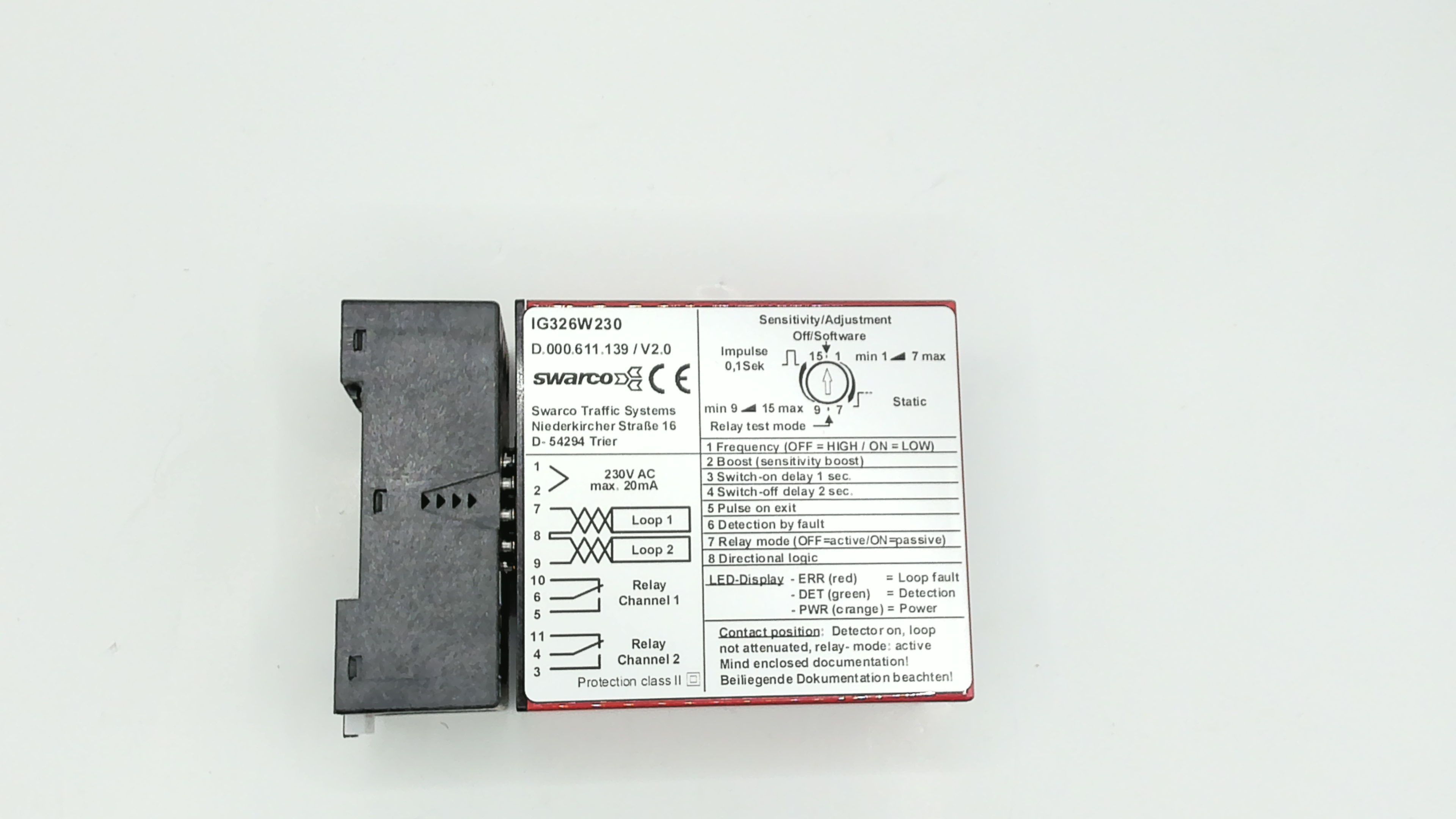 D.000.611.139 IG326W230 - 2 Ch. 230V