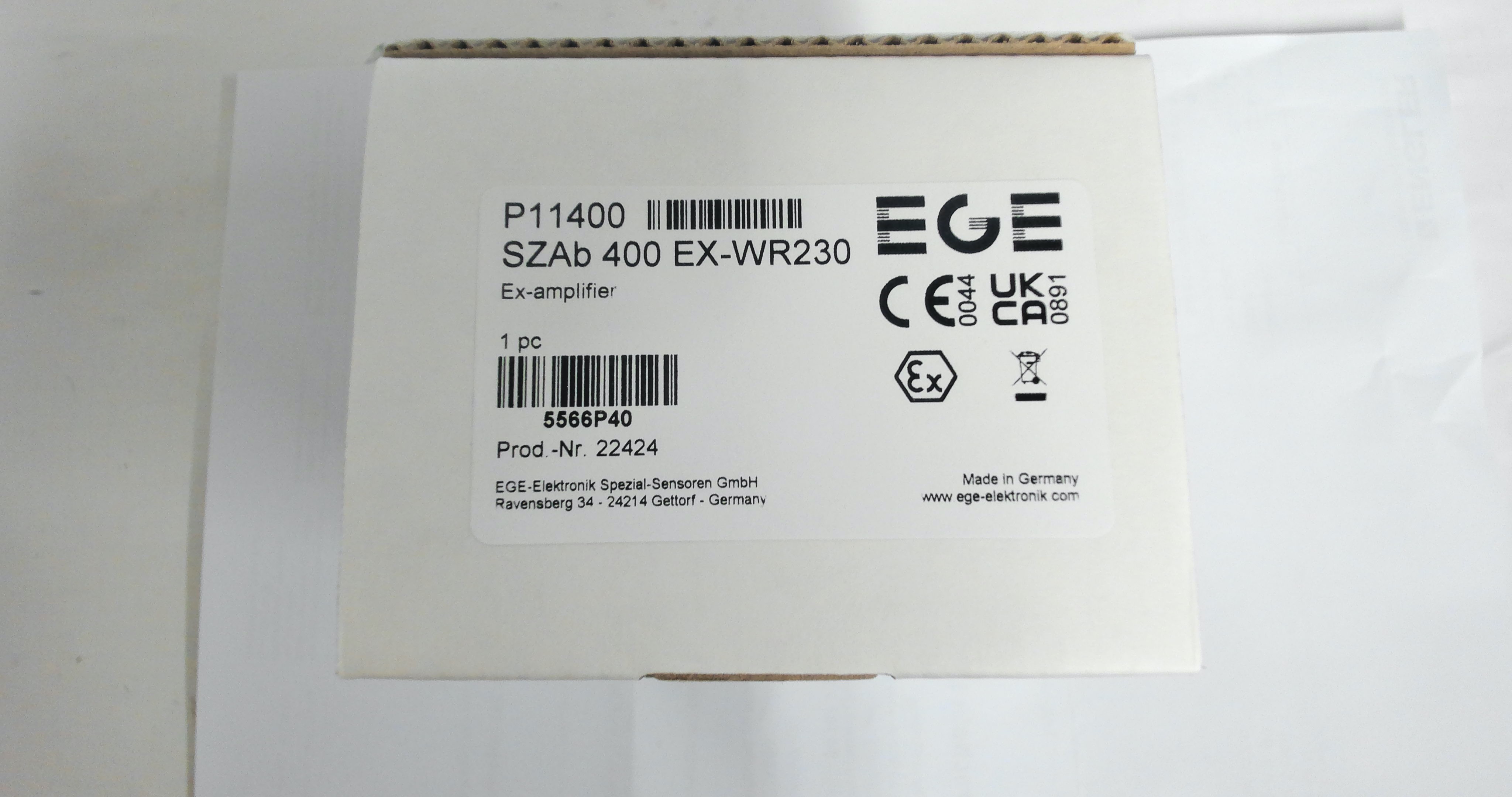 Nr. P11400 Type SZAb 400 Ex-WR230