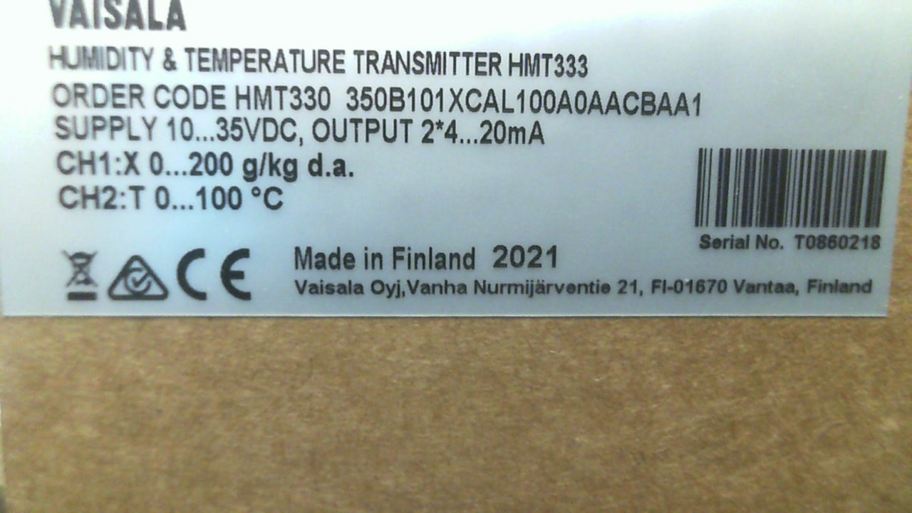 HMT330 350B101XCAL100A0AACBAA1