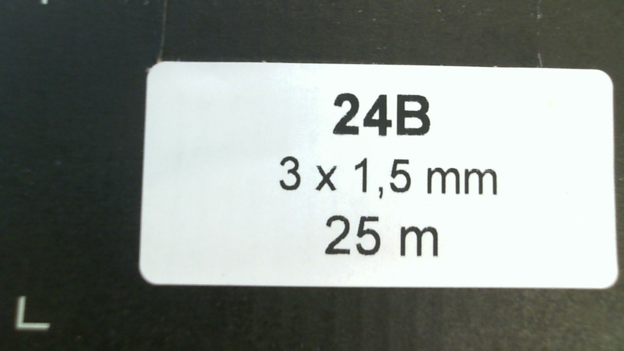 24B (PTFE) 3x1,5mm