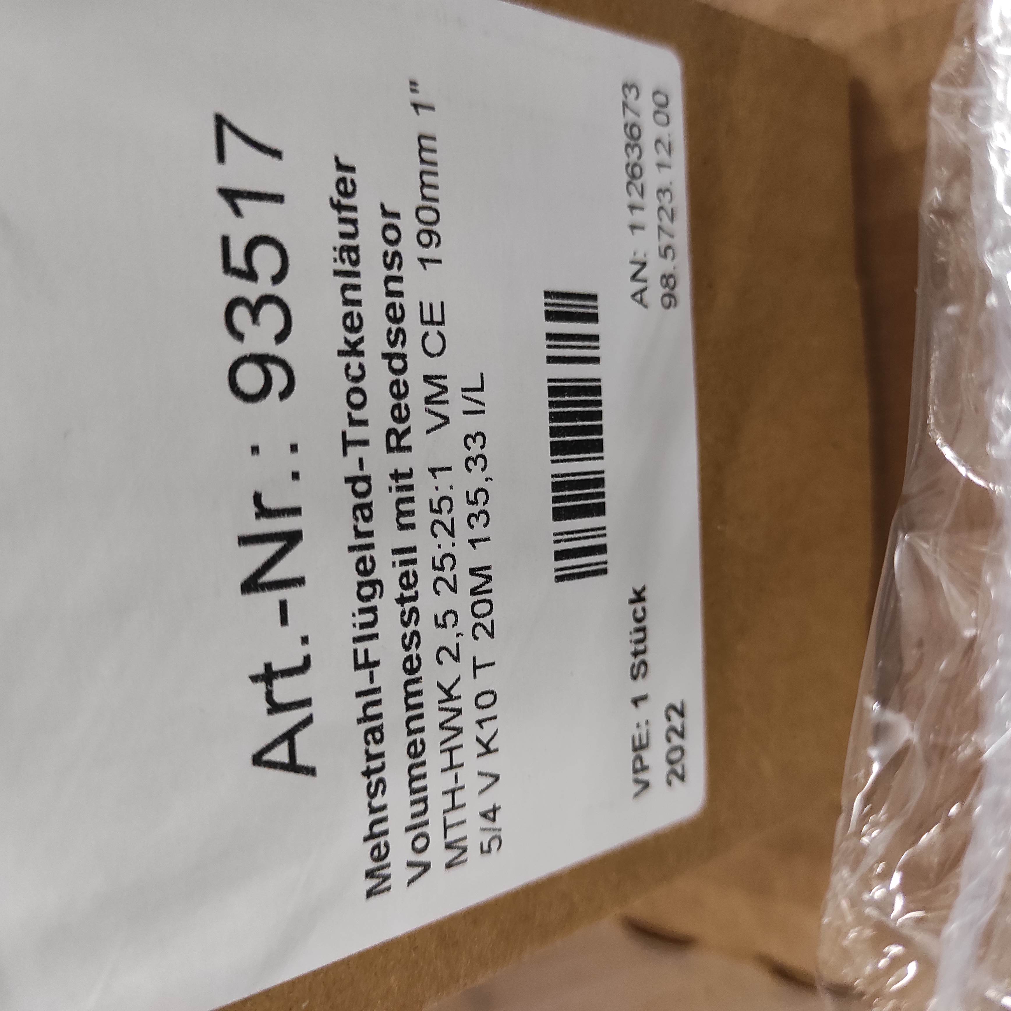 p/n: 93517 type: MTH-HWK VM 20 Qp 2.5