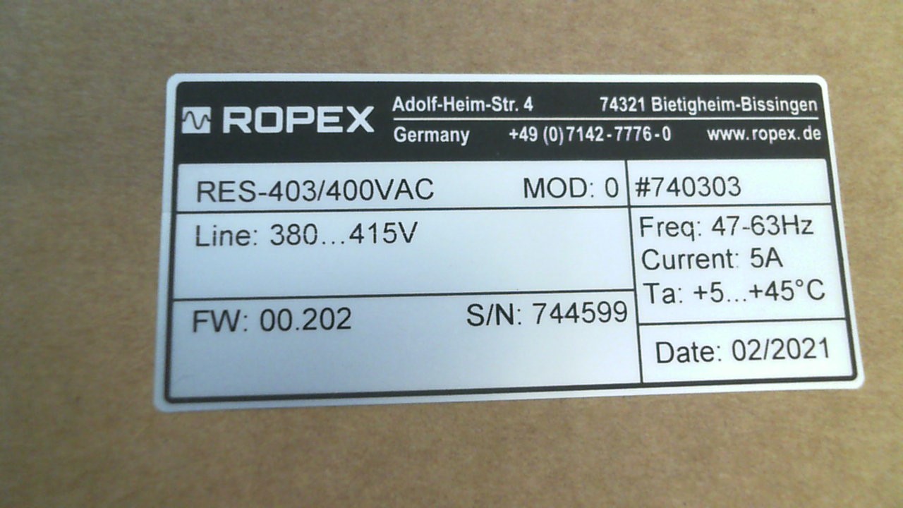 RES-403/400VAC